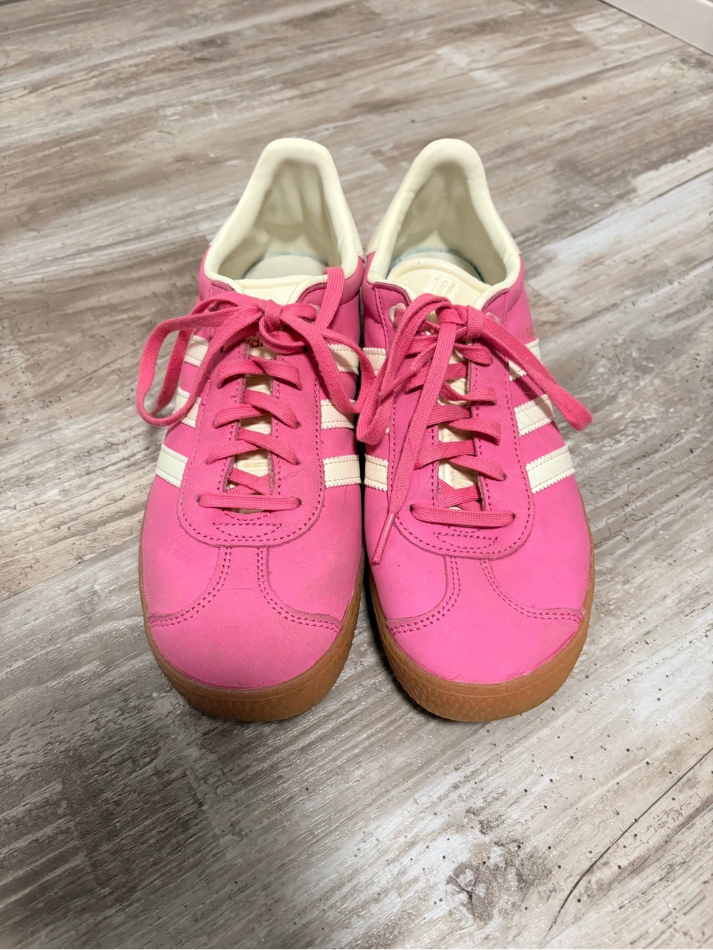 Pink Adidas Gazelle